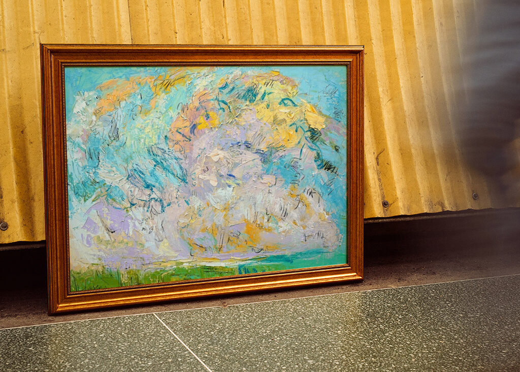 Lebendiger abstrakter Himmel