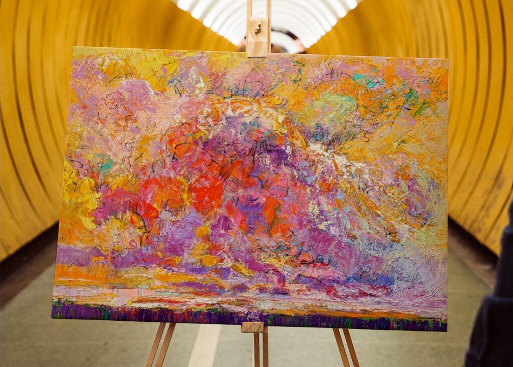 Lebendige Farbexplosion