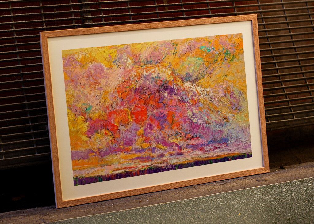 Lebendige Farbexplosion