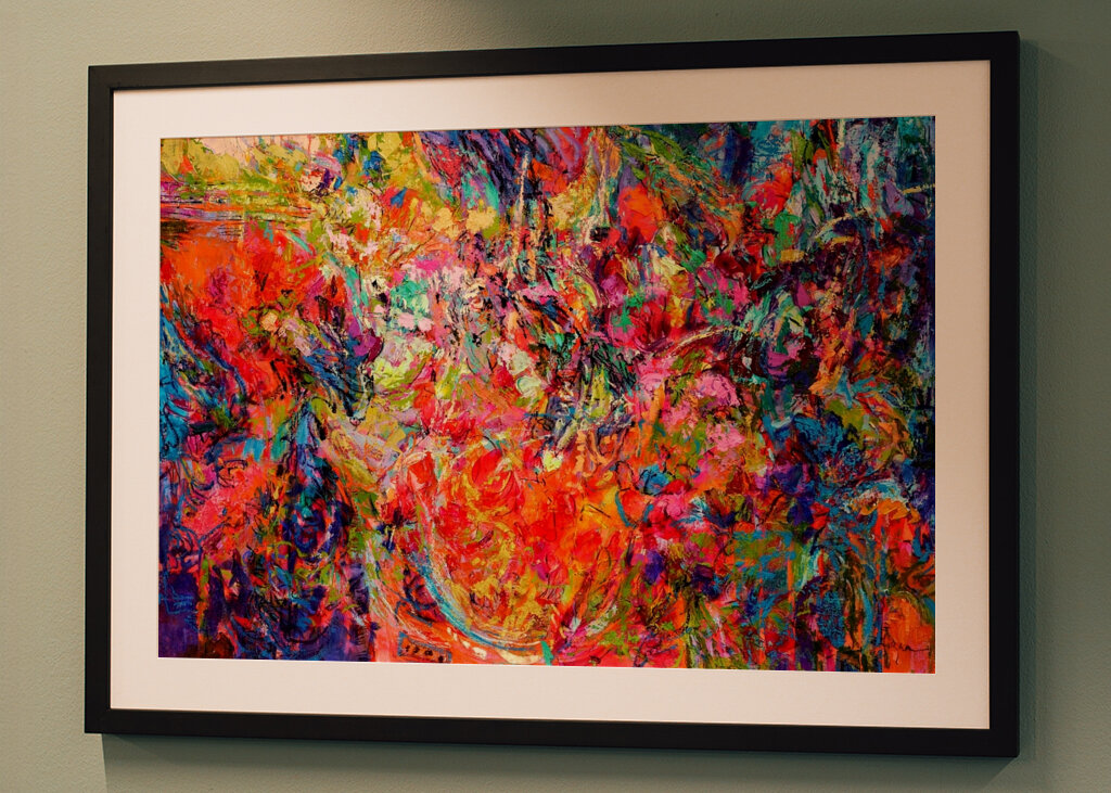 Lebendige abstrakte Glückseligkeit