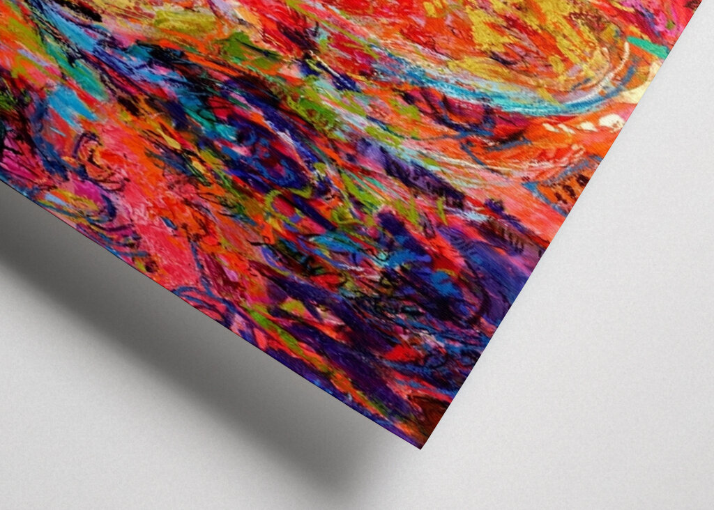 Lebendige abstrakte Glückseligkeit