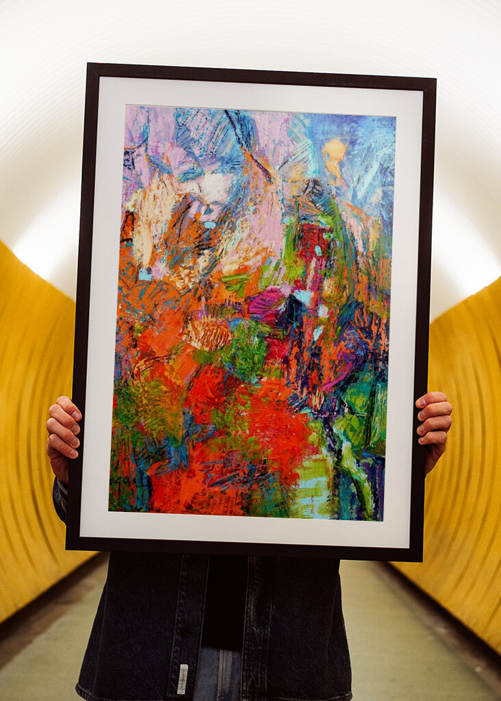 Vibrante Beatitudine Astratta