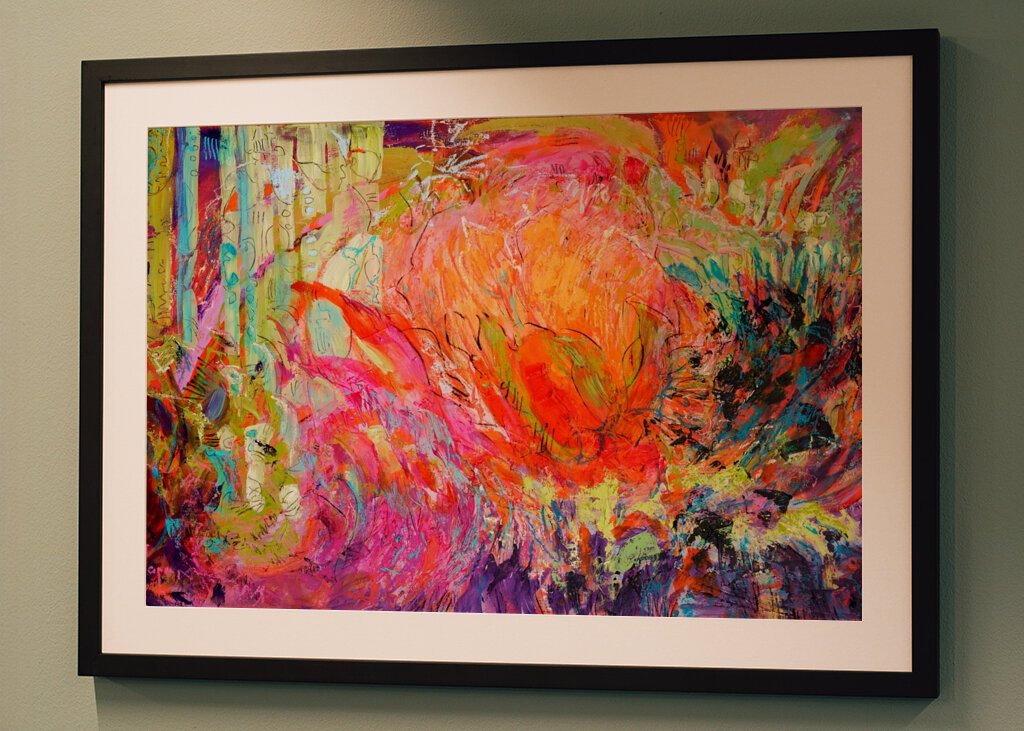 Lebendige Farbfusion