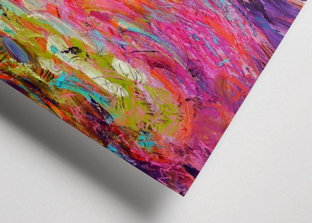 Lebendige Farbfusion