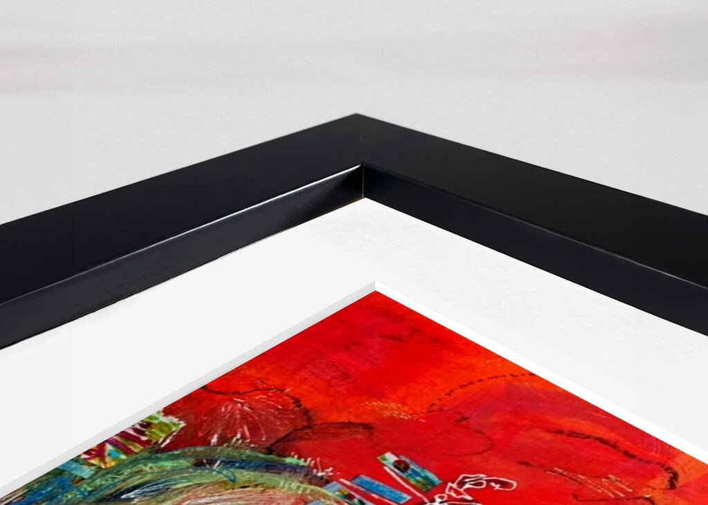 Lebendige abstrakte Blüte