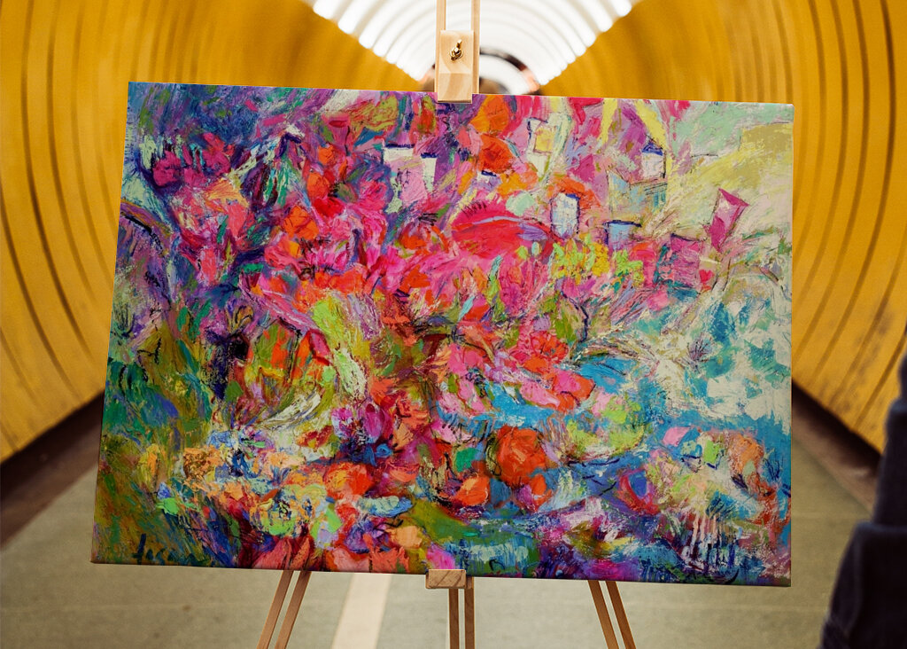 Levende blomsterlyksalighed