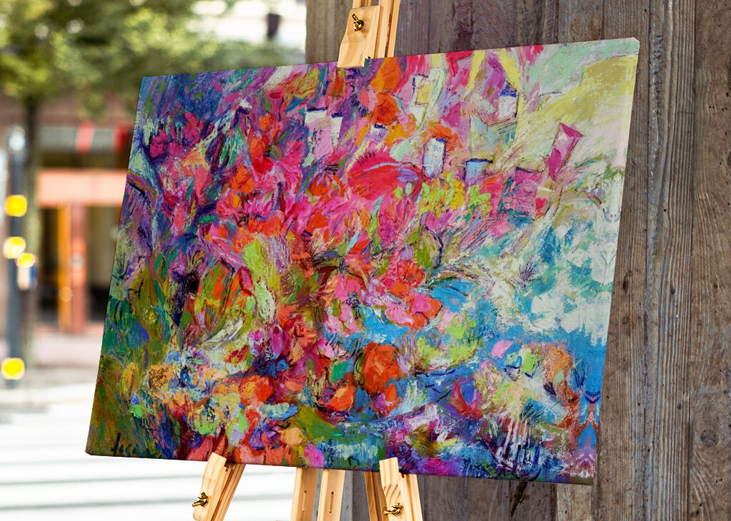 Levende blomsterlyksalighed