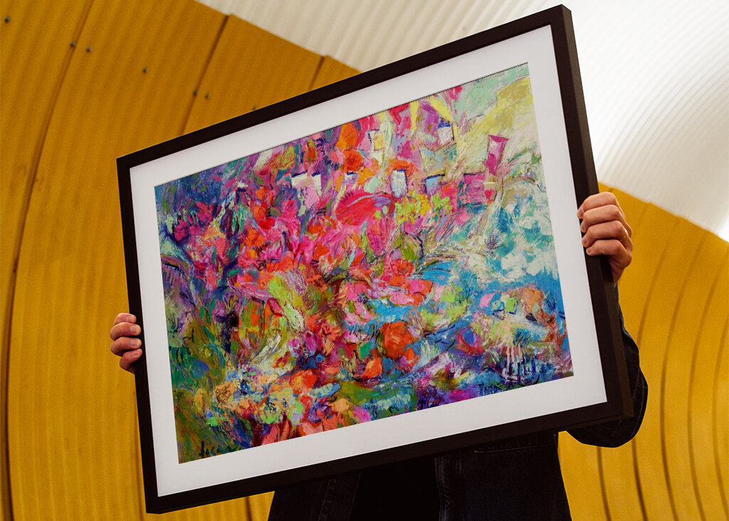 Levende blomsterlyksalighed