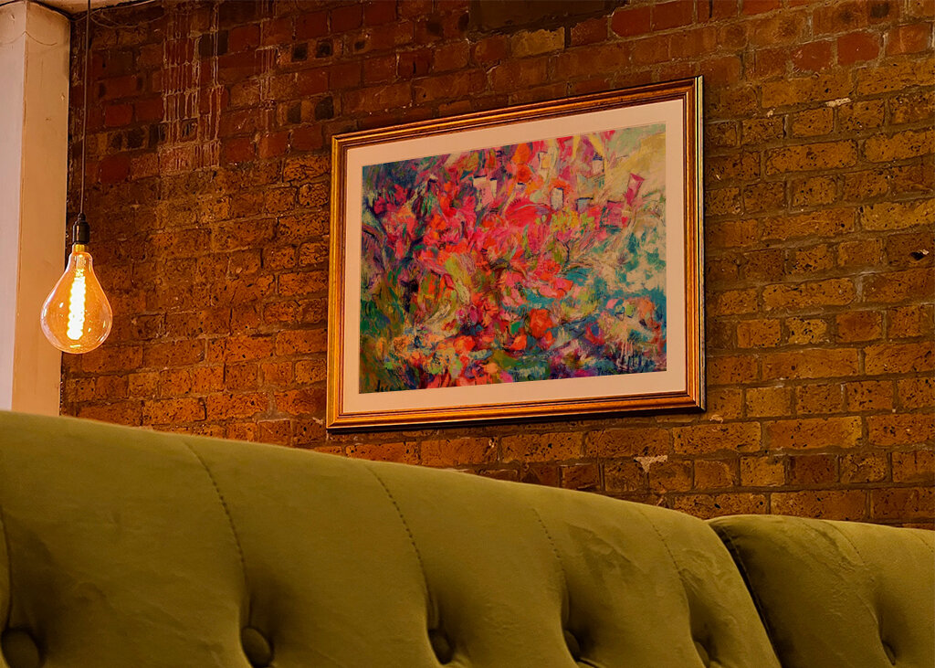 Levende blomsterlyksalighed