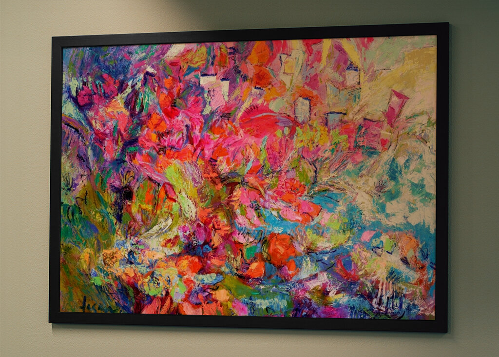 Levende blomsterlyksalighed