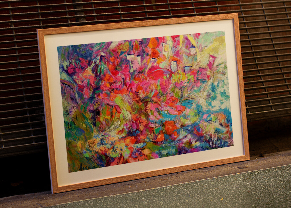 Levende blomsterlyksalighed