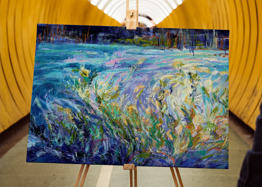 Vibrante paesaggio acquatico