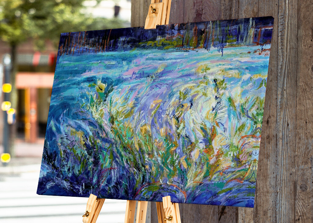 Vibrante paesaggio acquatico