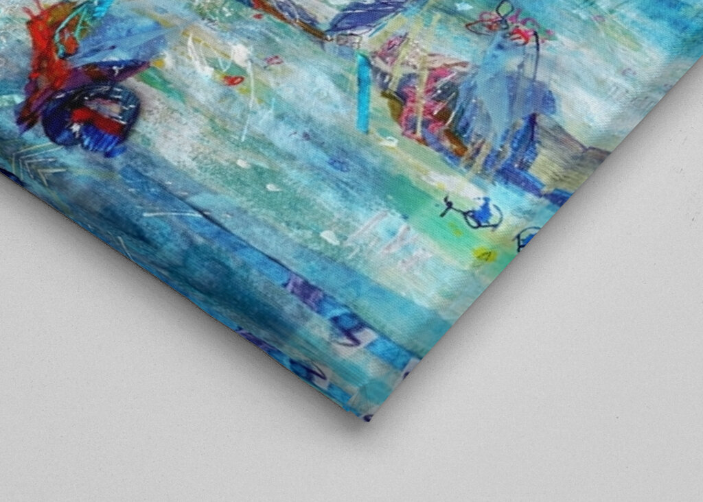 Farverigt drømmelandskab