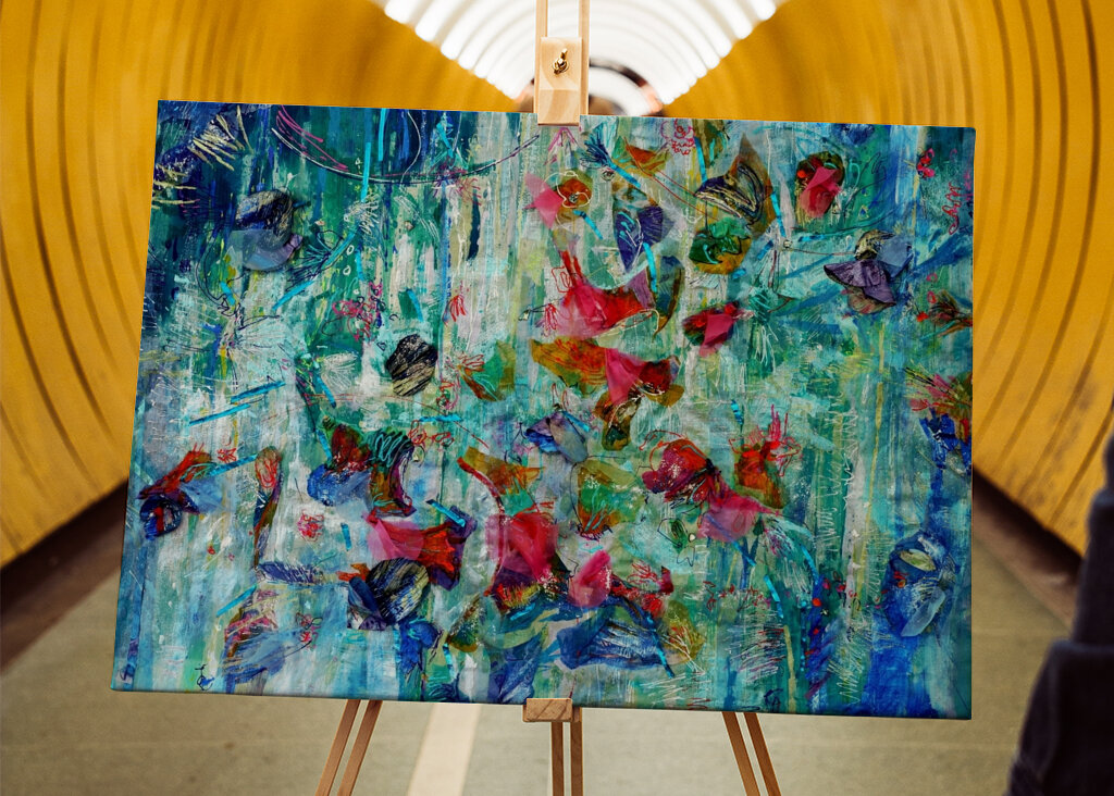 Farverigt drømmelandskab