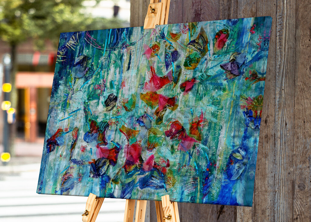 Farverigt drømmelandskab