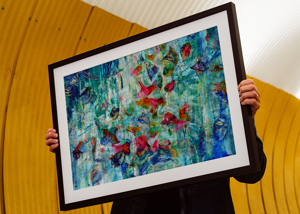 Farverigt drømmelandskab