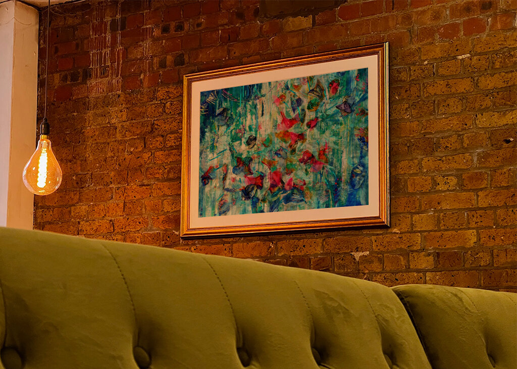 Farverigt drømmelandskab