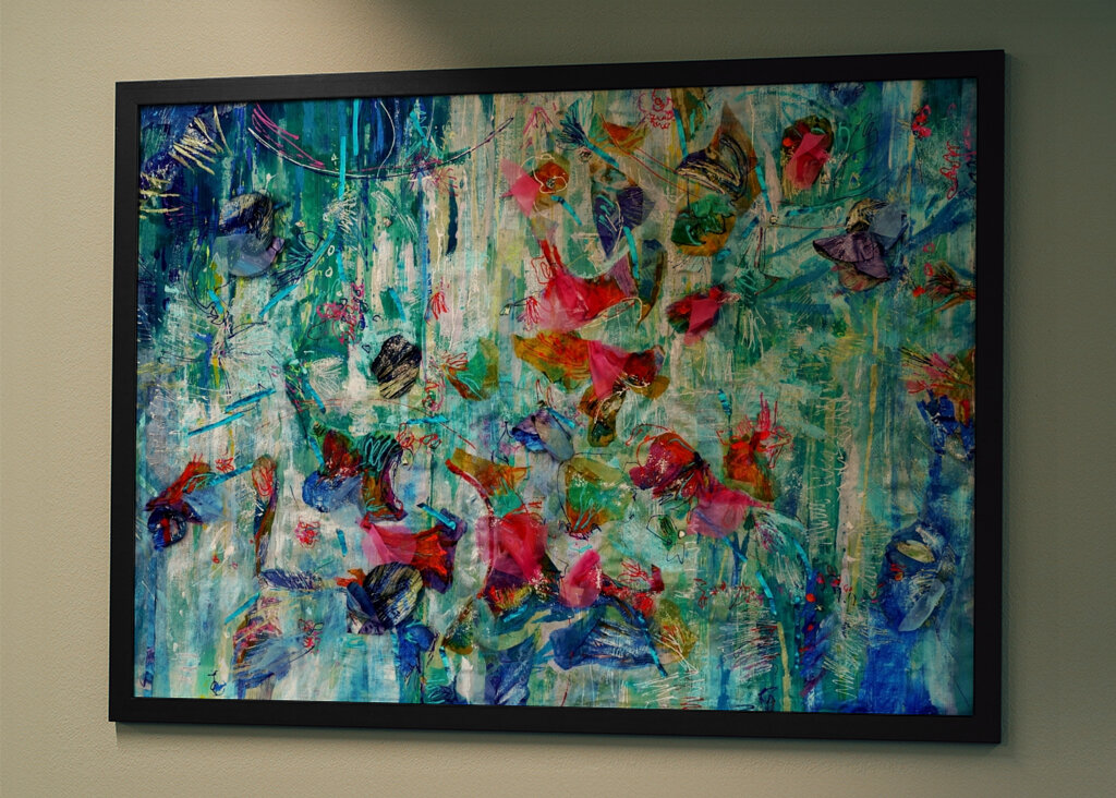 Farverigt drømmelandskab