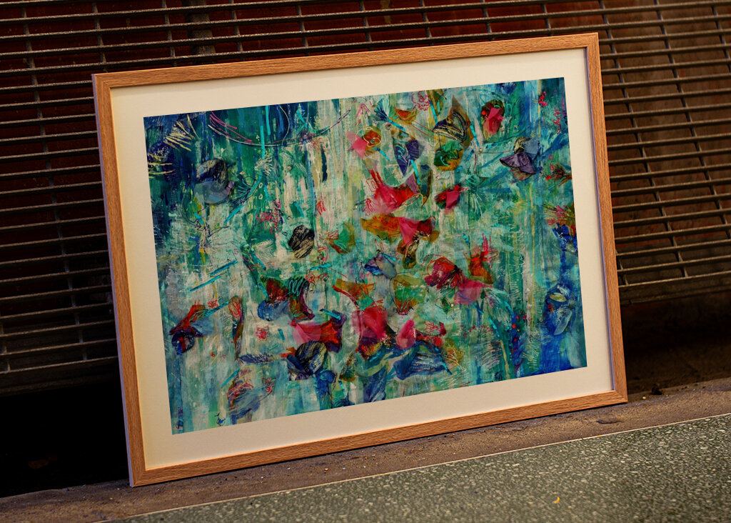 Farverigt drømmelandskab