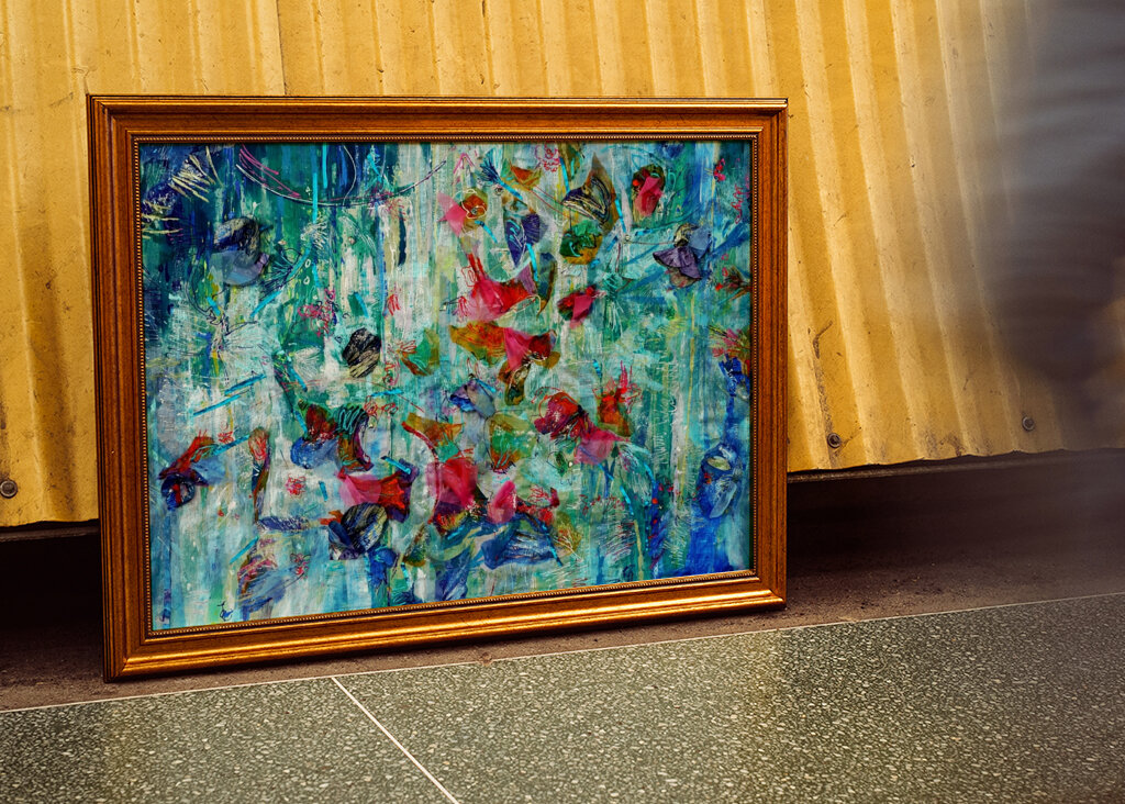 Farverigt drømmelandskab