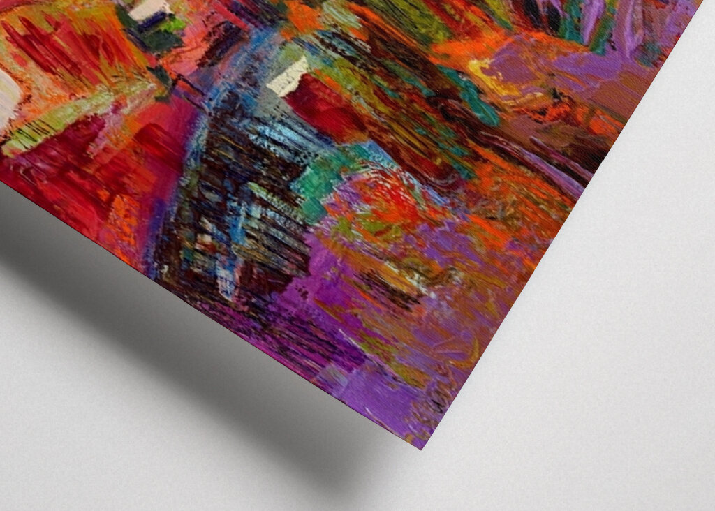 Lebendige abstrakte Wellen