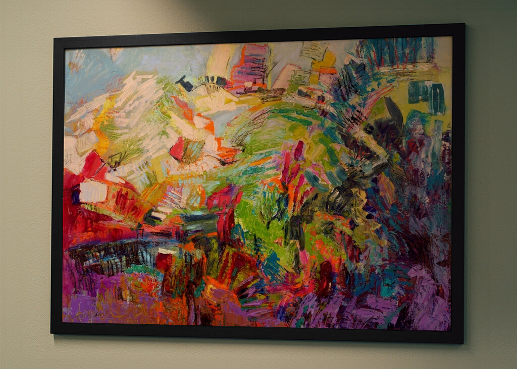 Lebendige abstrakte Wellen