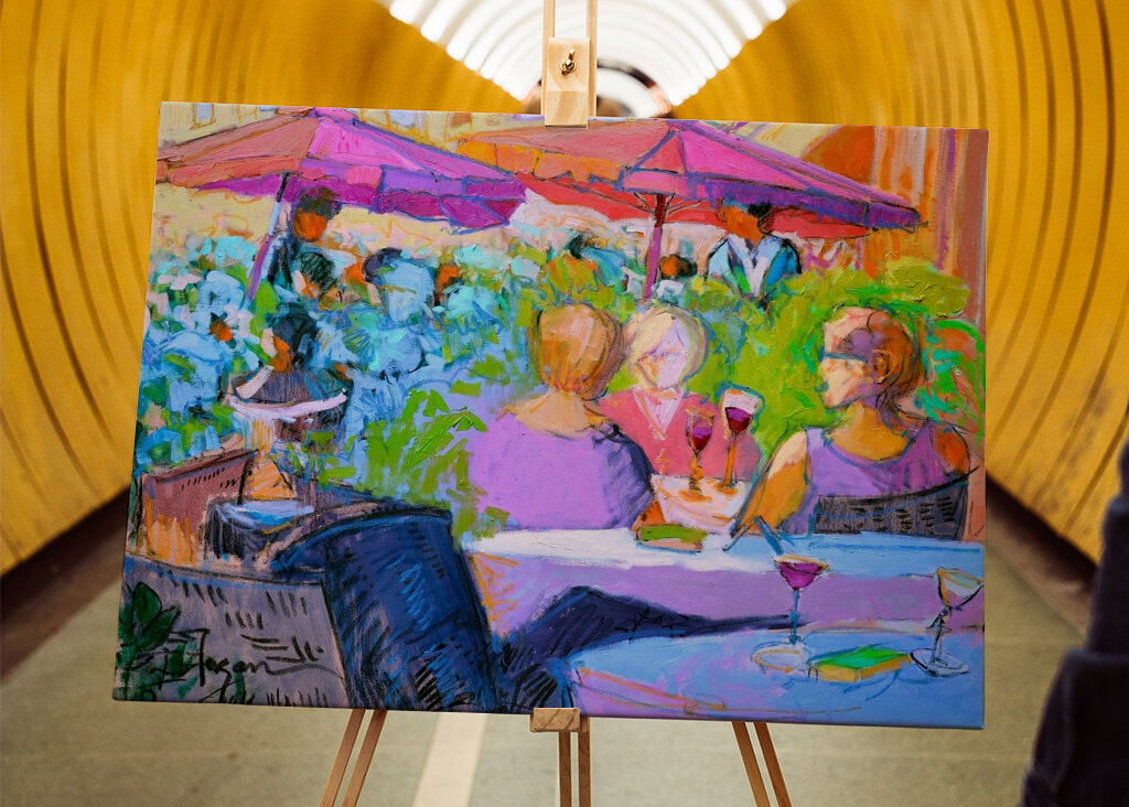 Lebendige Café-Szene