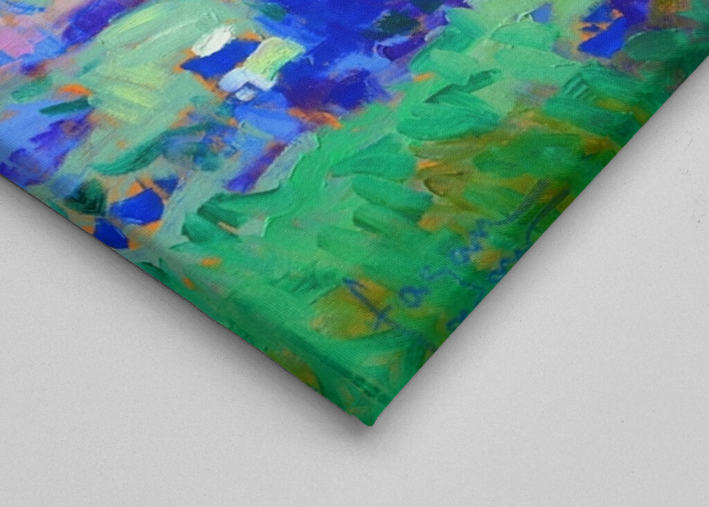 Lebendige abstrakte Hügel