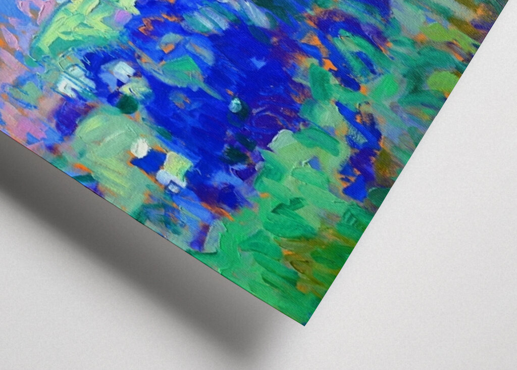 Lebendige abstrakte Hügel