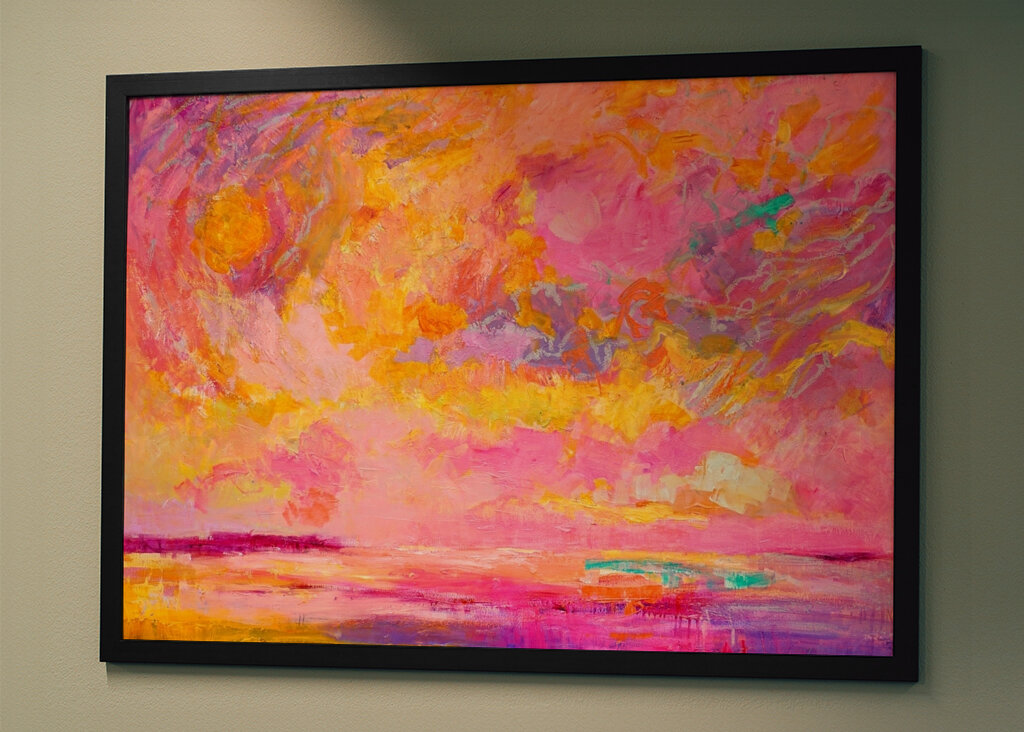 Lebendige Himmelsleinwand