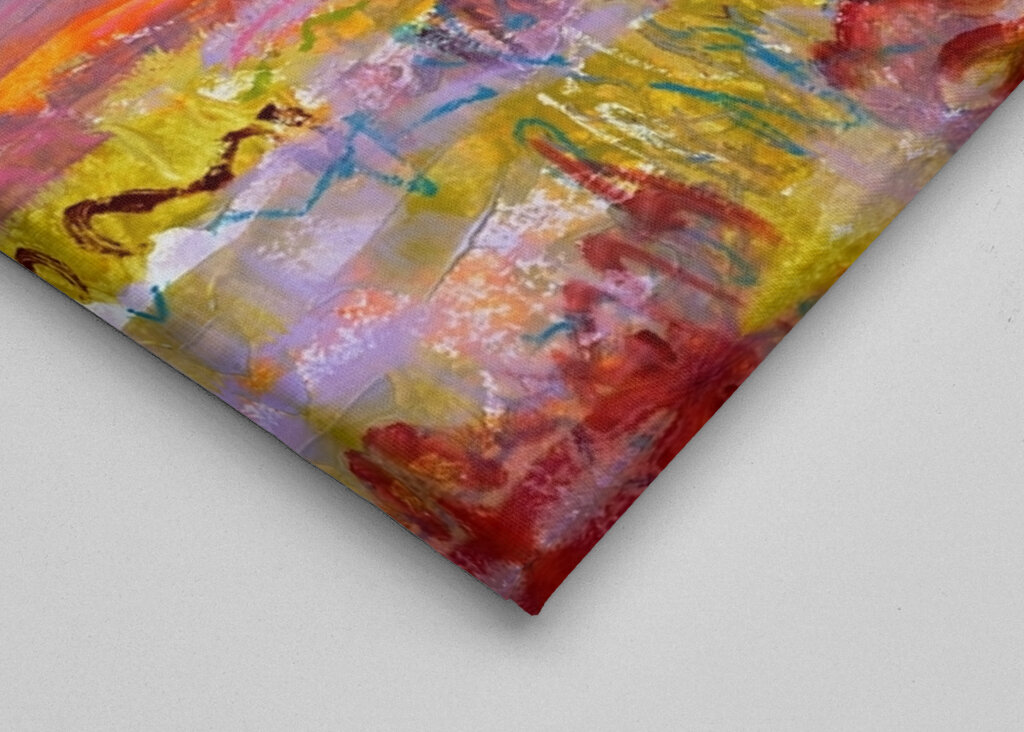 Lebendige Glückseligkeit bei Sonnenuntergang