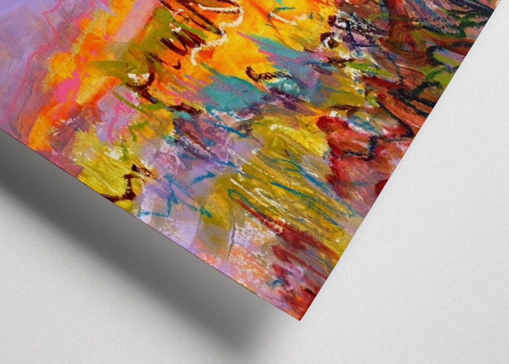 Lebendige Glückseligkeit bei Sonnenuntergang