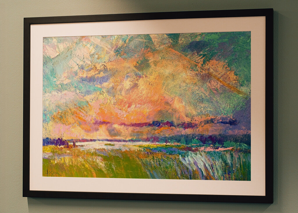 Lebendiger Blick auf den Himmel