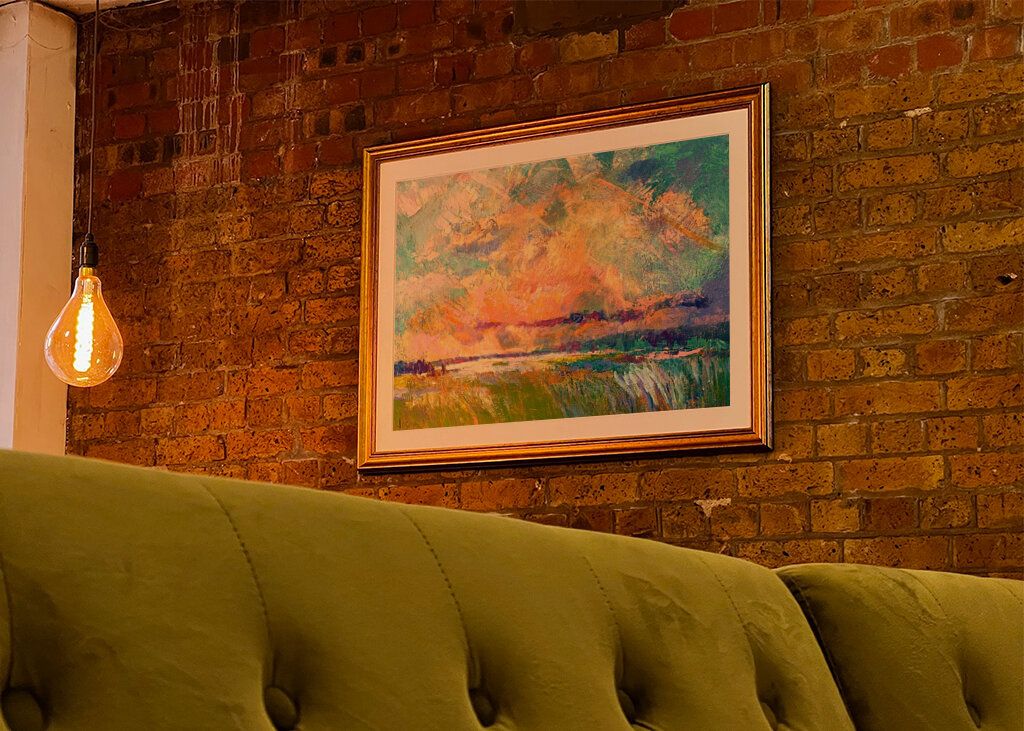 Lebendiger Blick auf den Himmel