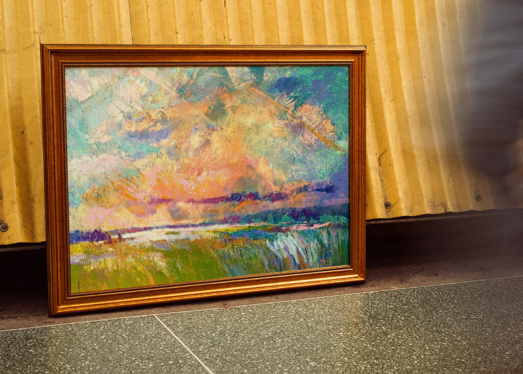 Lebendiger Blick auf den Himmel