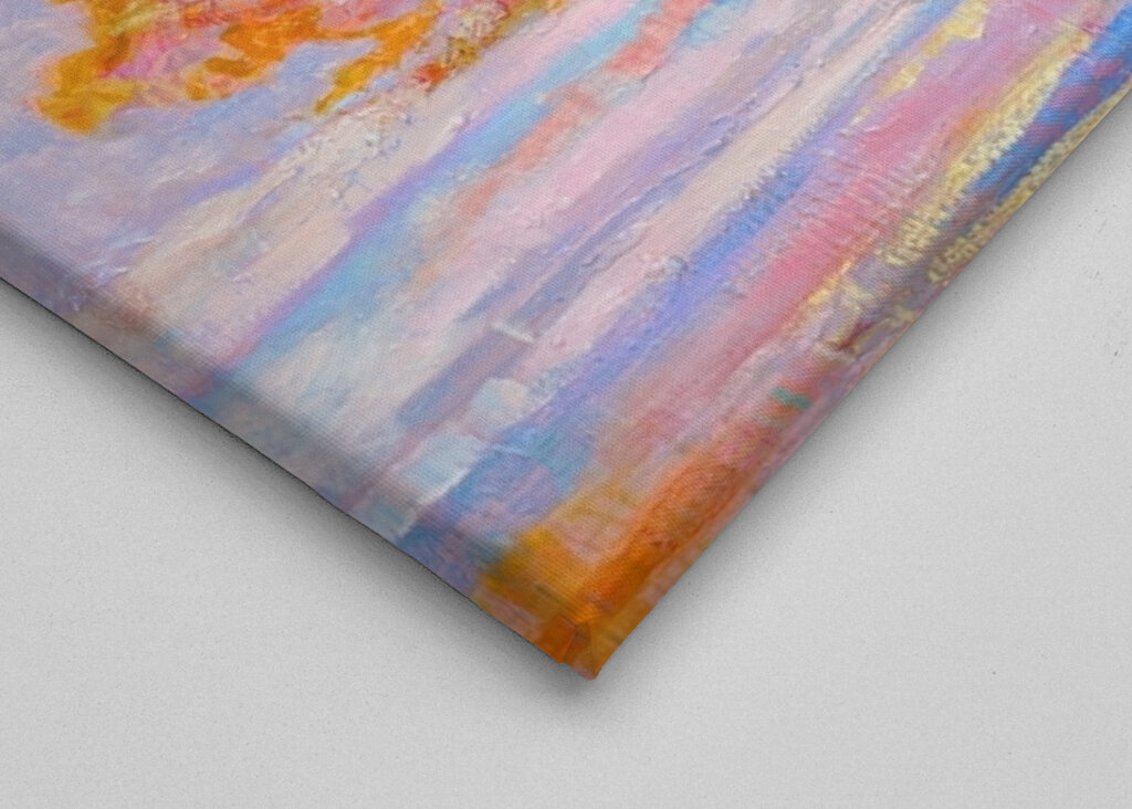 Strahlender Sonnenuntergangshimmel