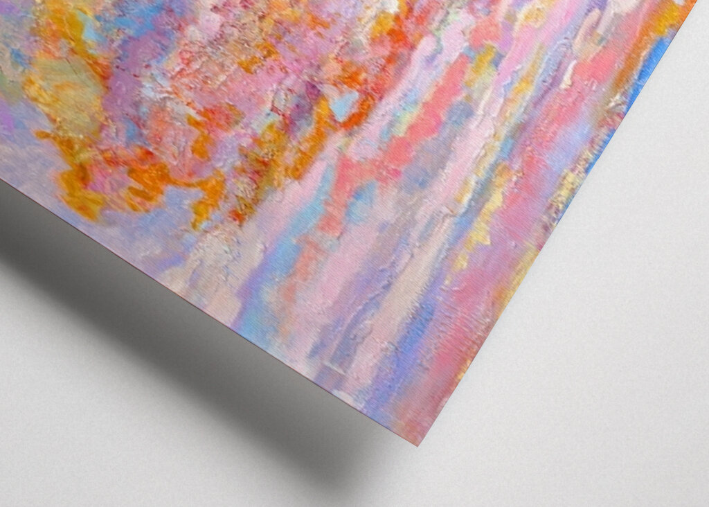 Strahlender Sonnenuntergangshimmel