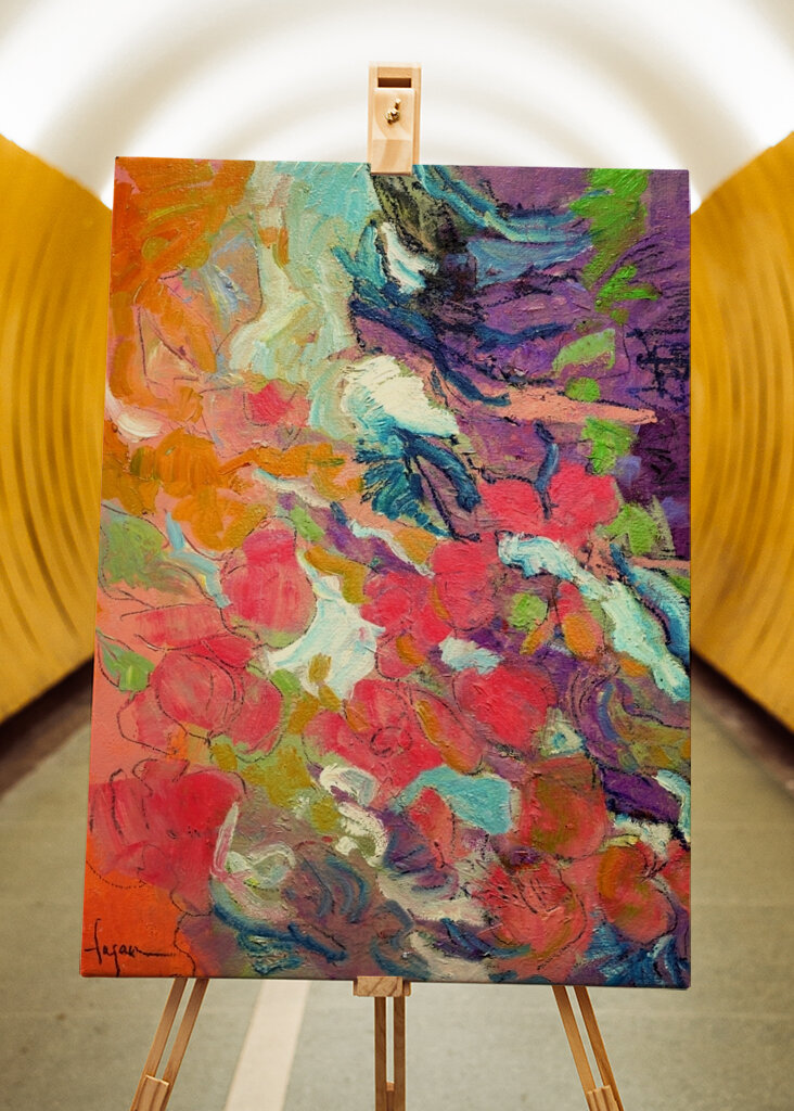 Barevné abstraktní blaženost