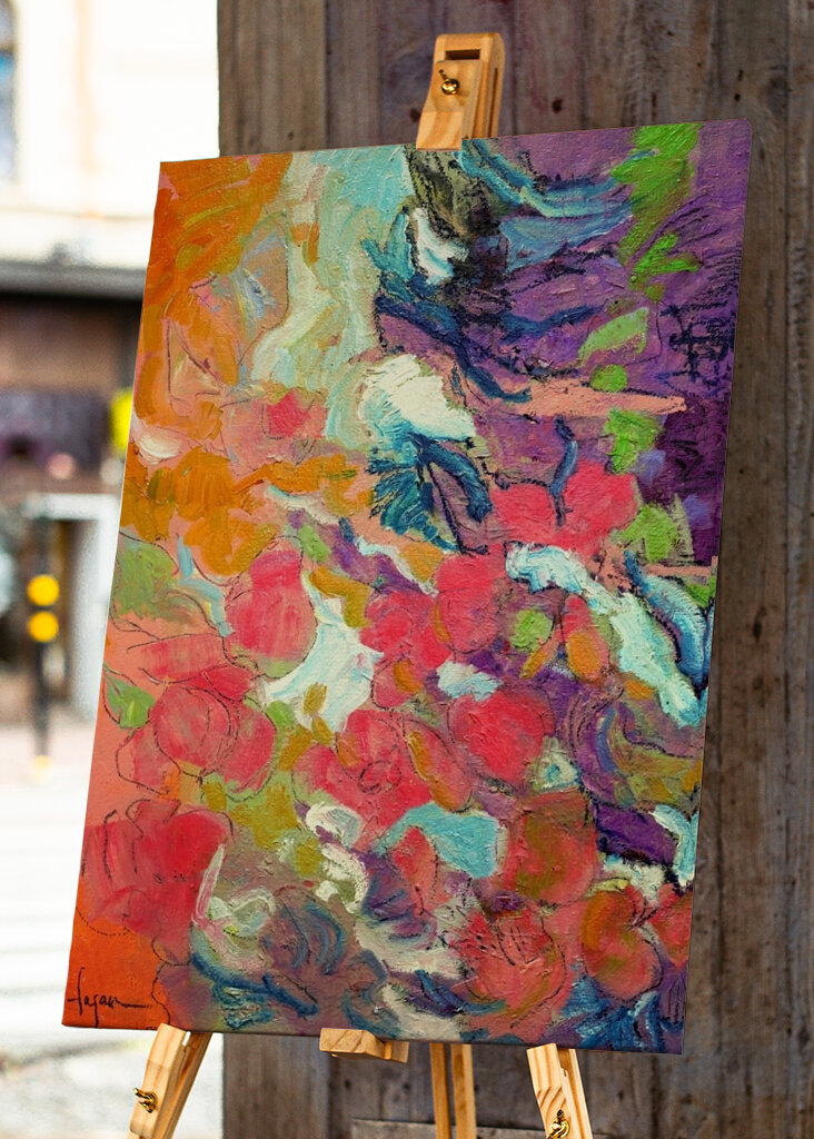 Barevné abstraktní blaženost