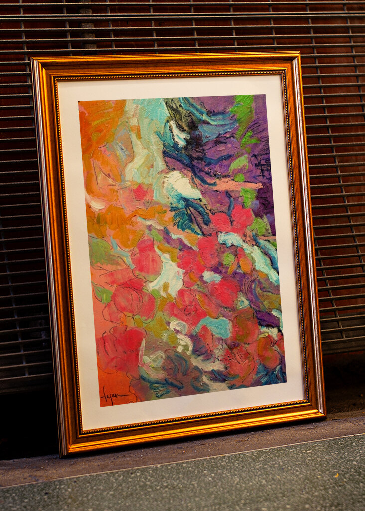 Barevné abstraktní blaženost