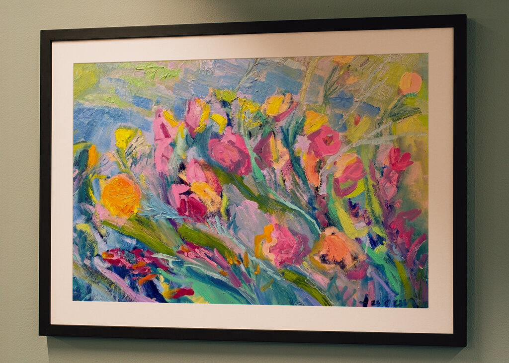 Levende blomsterlyksalighed