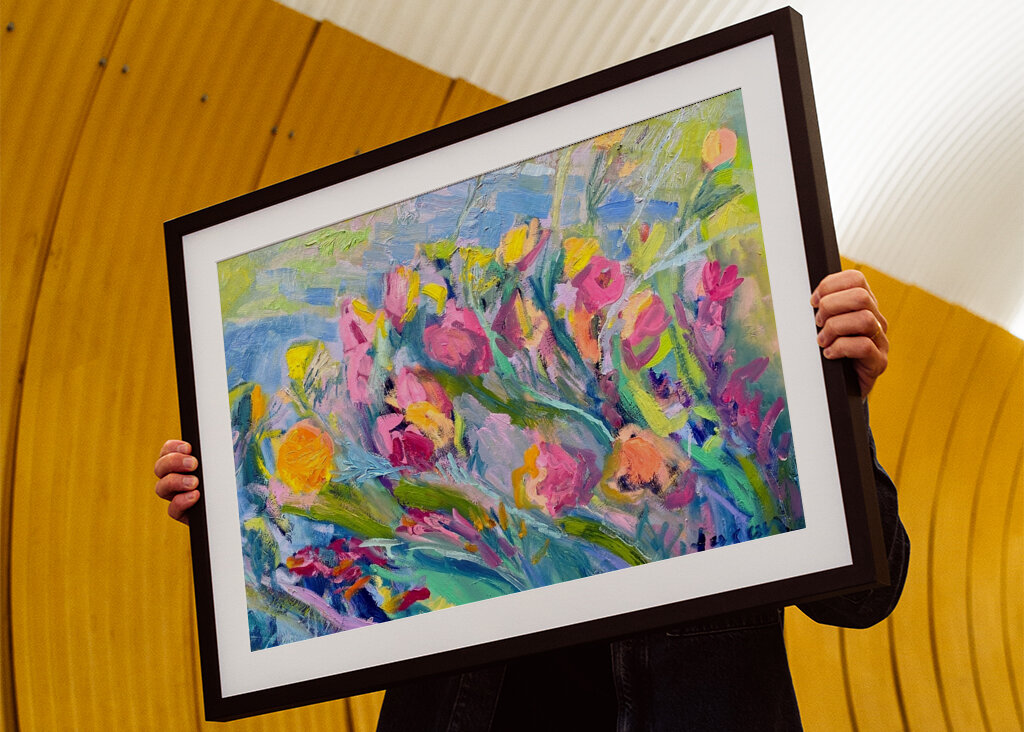 Levende blomsterlyksalighed