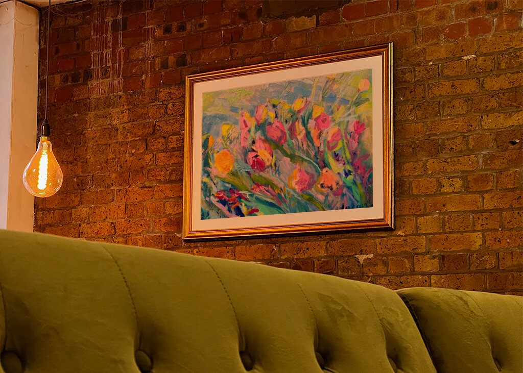 Levende blomsterlyksalighed