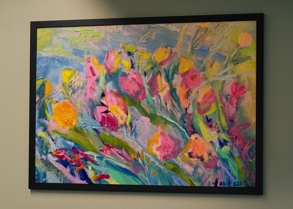 Levende blomsterlyksalighed