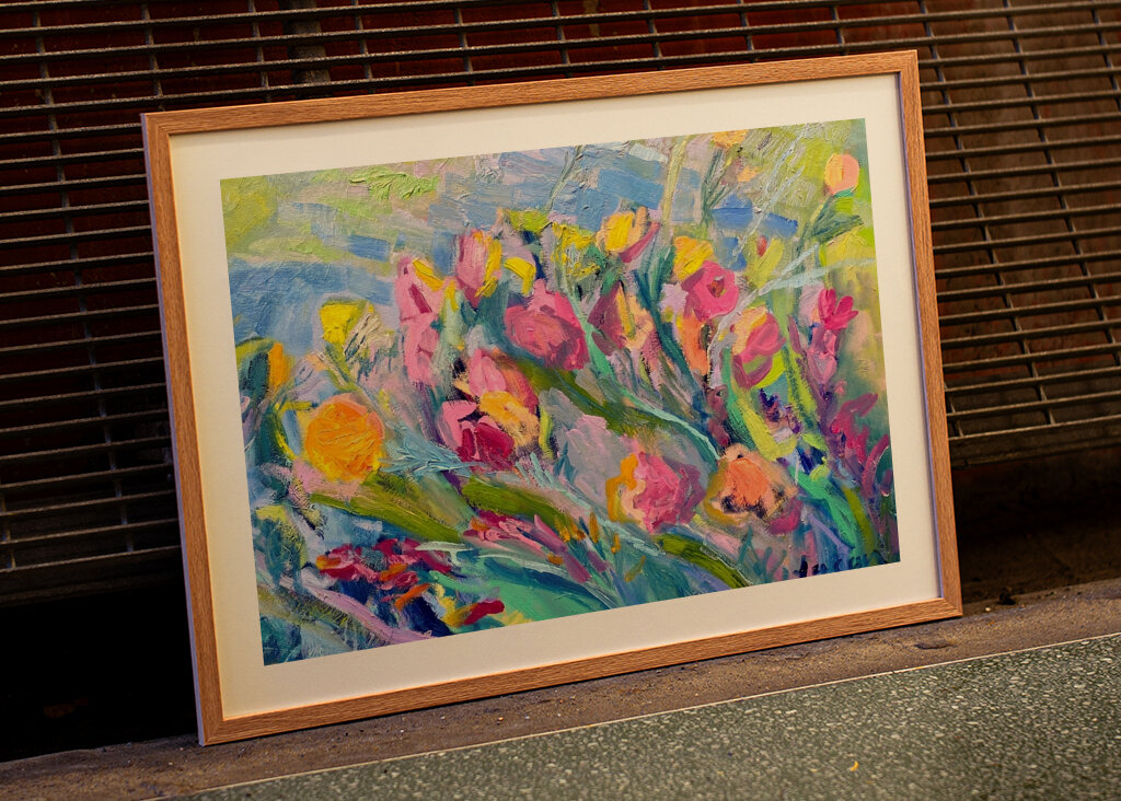 Levende blomsterlyksalighed