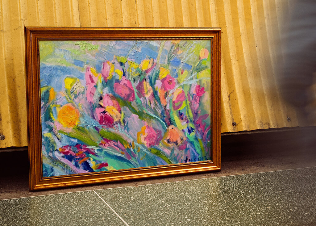 Levende blomsterlyksalighed