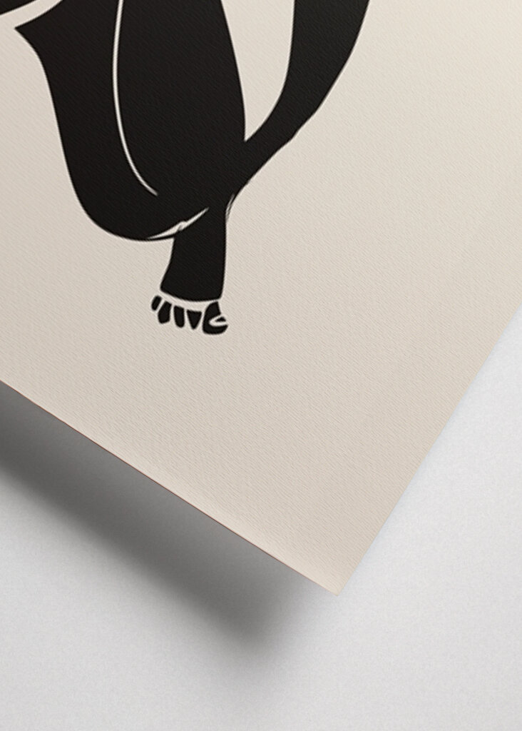 Abstract Nude Silhouette