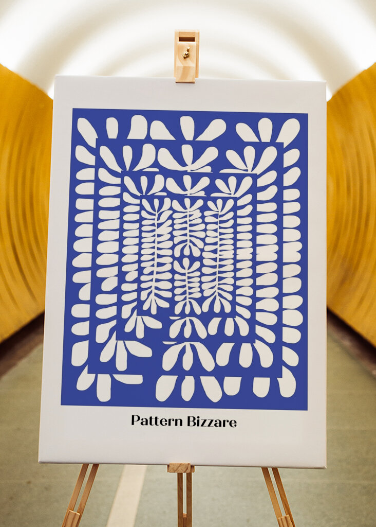 Design bleu abstrait