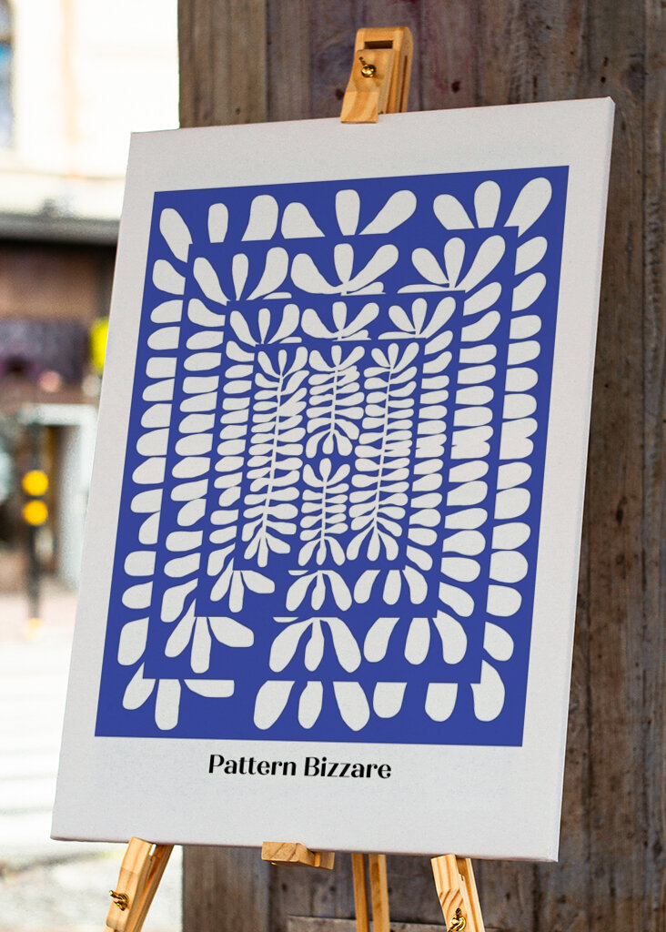 Design bleu abstrait